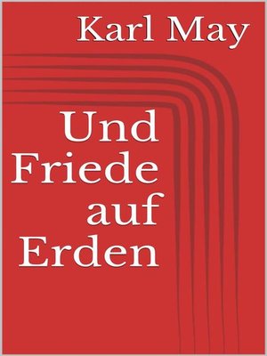 cover image of Und Friede auf Erden